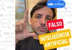 Imagem de Renan Santos 'fazendo o L' em apoio a Lula no 2º turno é falsa