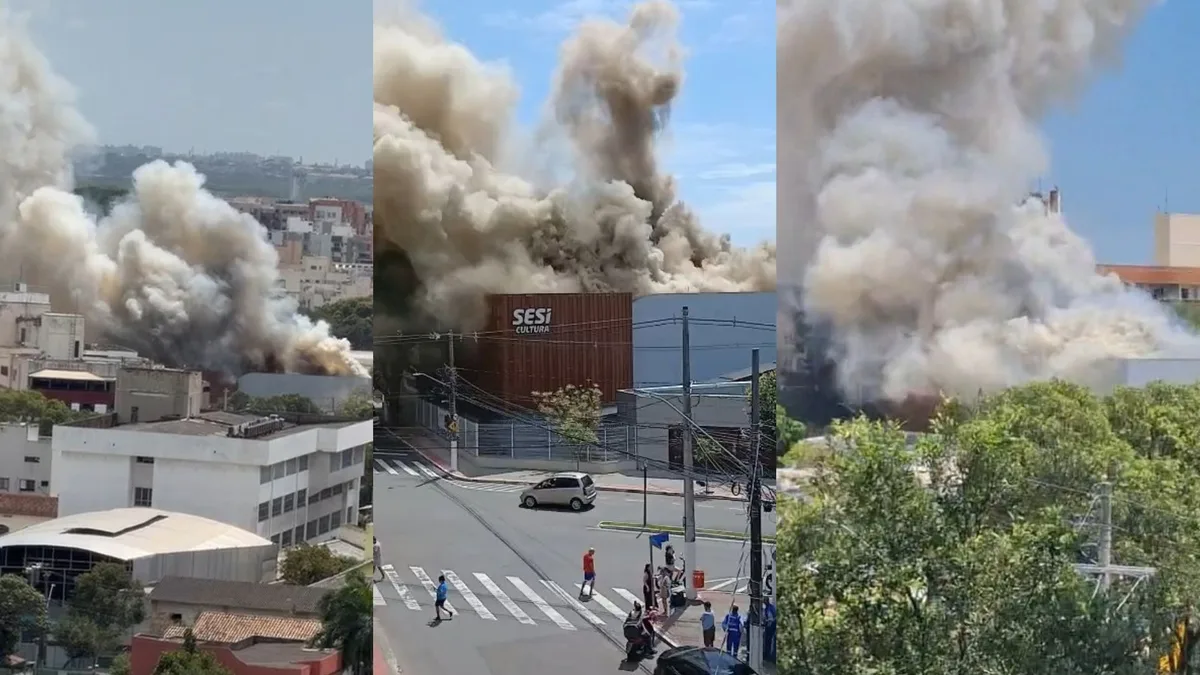 VÍDEO: incêndio atinge Sesi de Jardim da Penha, em Vitória; complexo cultural é destruído pelo fogo