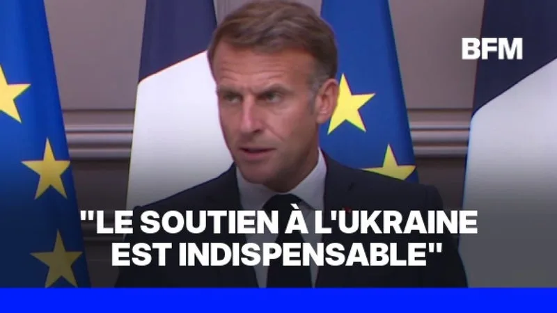 Attaques russes: Emmanuel Macron prévient que les Européens ne se laisseront pas "intimider"