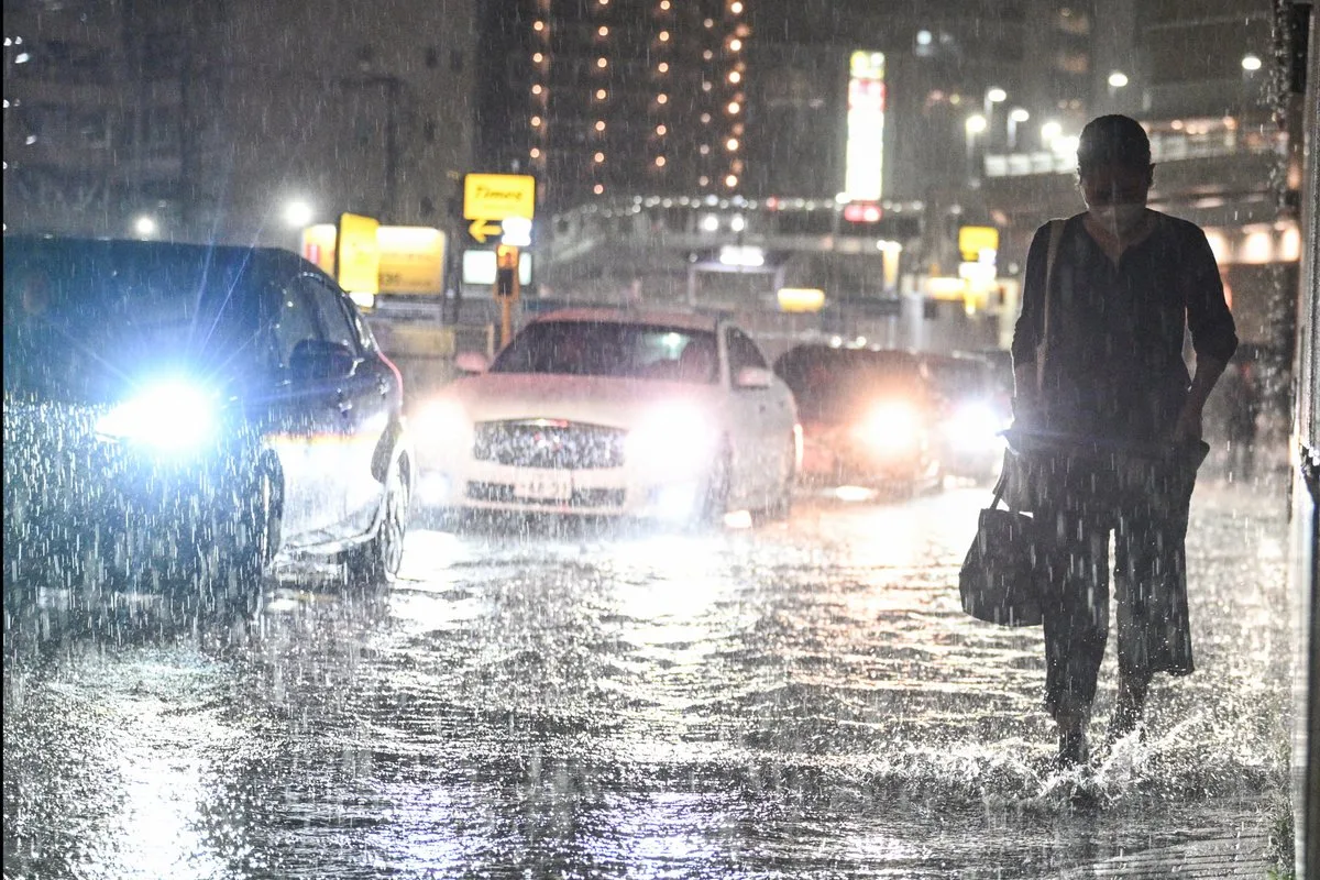 Why 14 inches of rain fell in Japan in just one day
