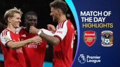 Arsenal start title defence with comfortable win over Coventry