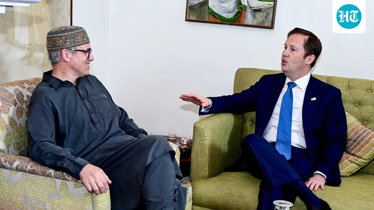 ‘Between Pakistan and US': CM Omar Abdullah on Pak summoning US diplomat over Sergio Gor's J&K remark