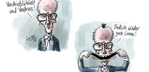 Cartoons im August von Thomas Plaßmann, Klaus Stuttmann, Julian Fiebach, Miriam Wurster, Leonard Riegel, Helena Baumeister