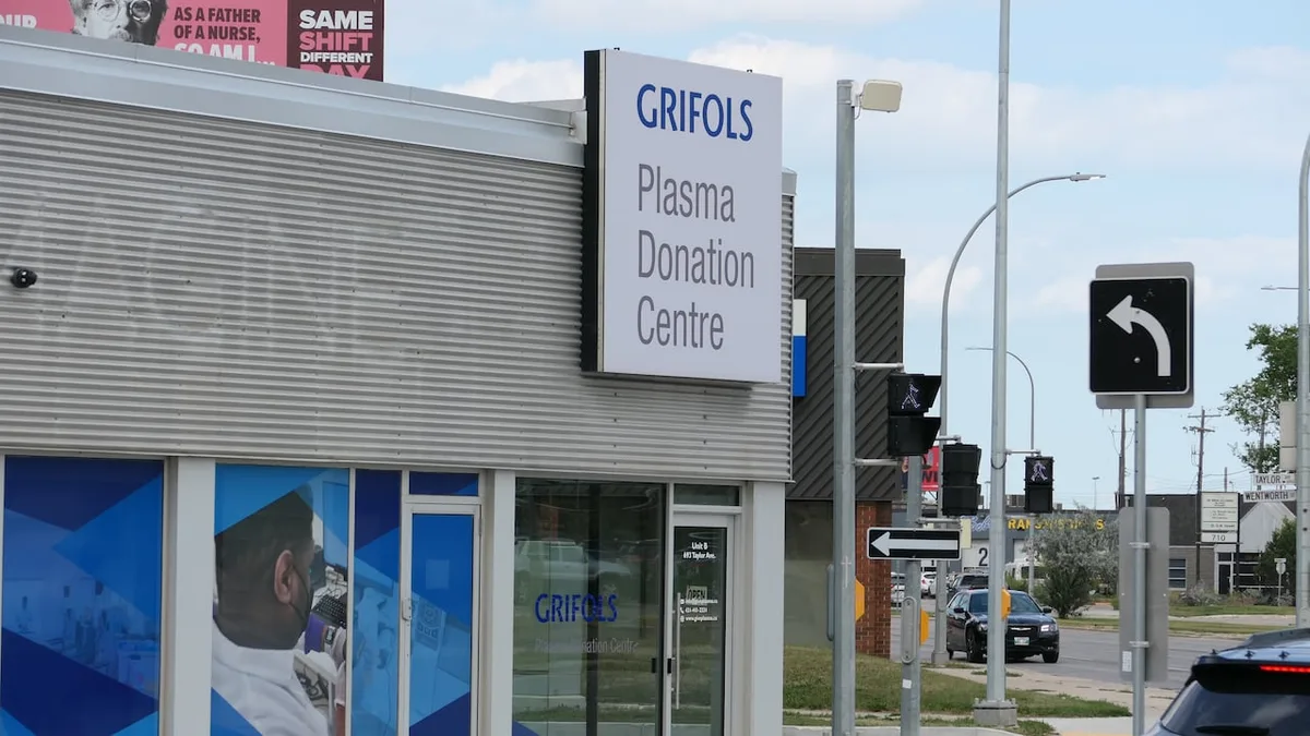 Health Canada suspends licence to collect plasma at Winnipeg Grifols location