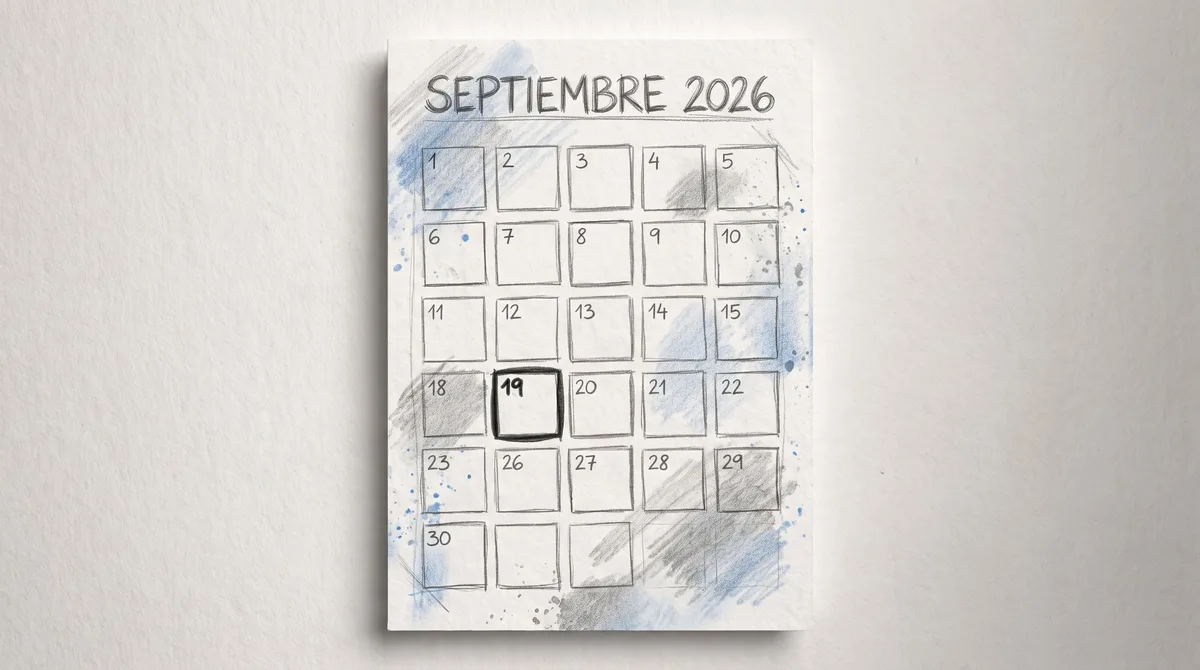Qué día de la semana es 19 de septiembre de 2026?