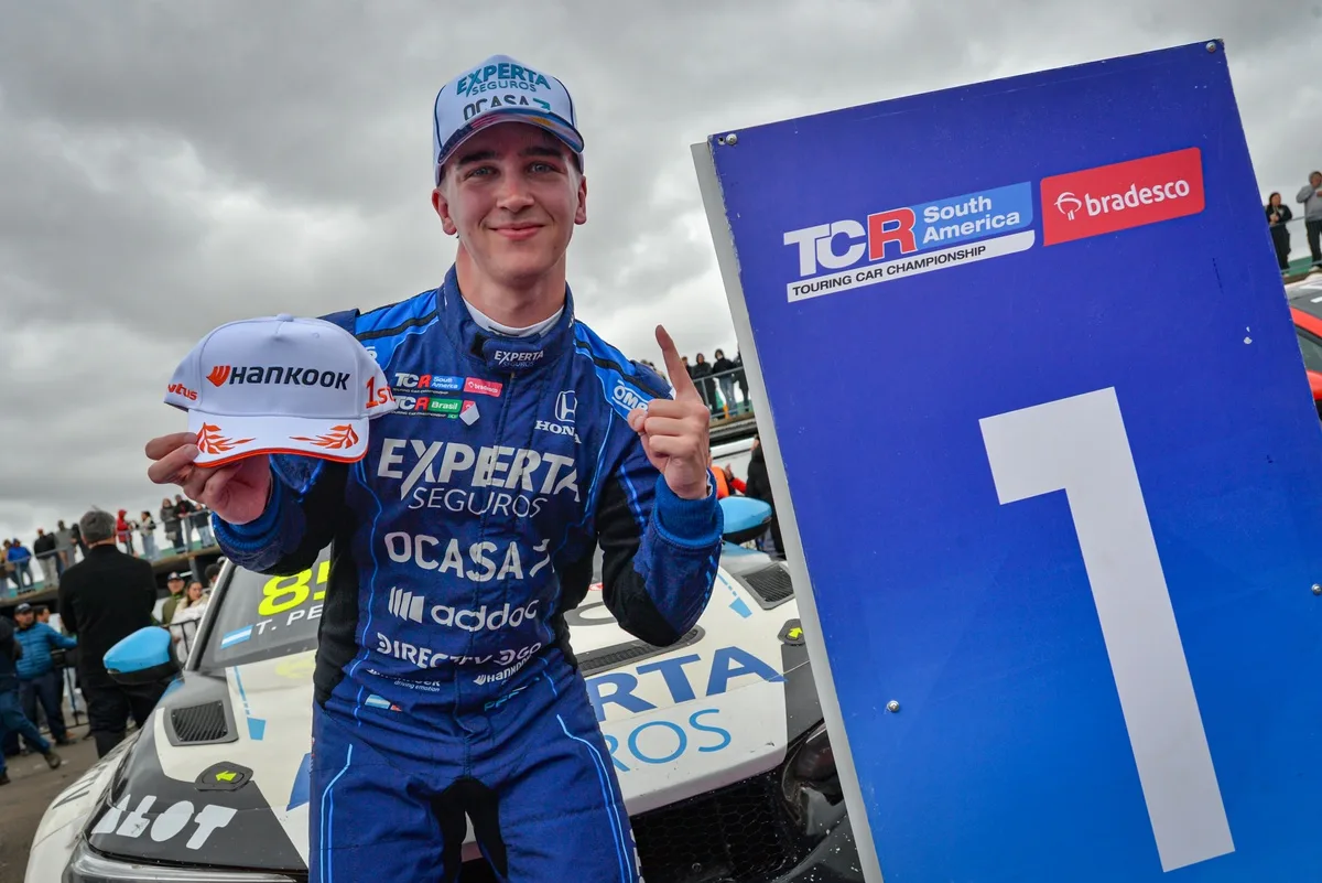 TCR South America: Tiago Pernía se beneficia de confusão no fim e vence corrida 1 em Concordia