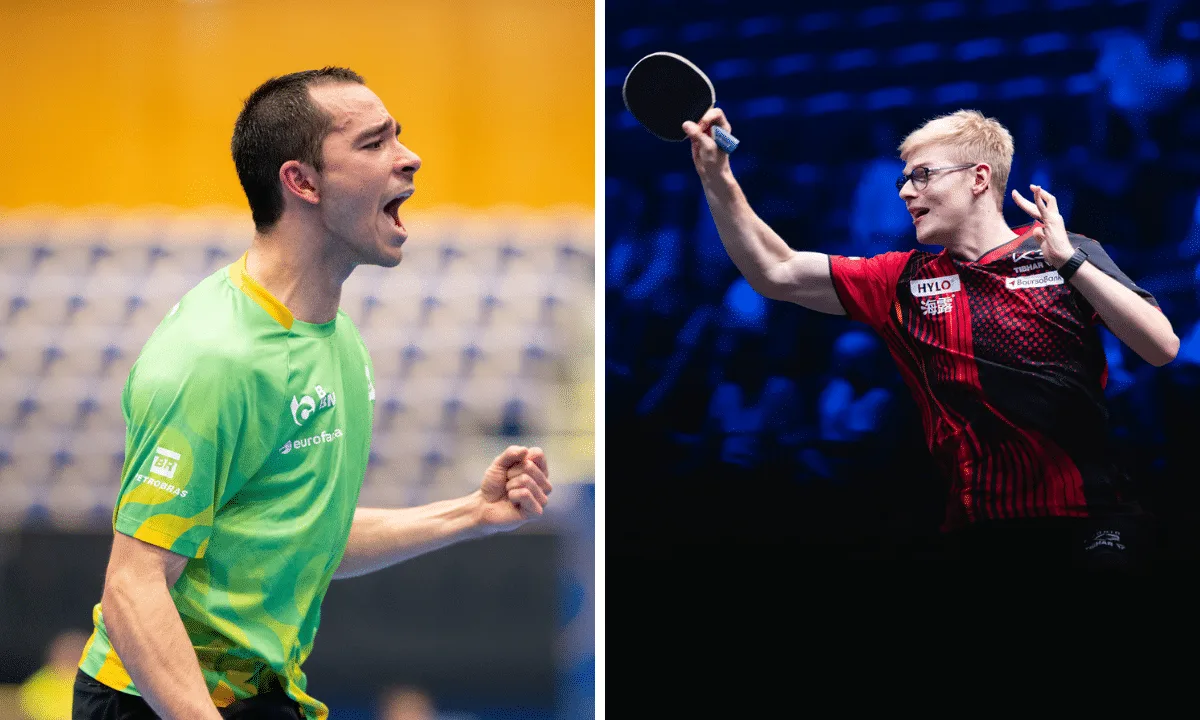 Hugo Calderano x Félix Lebrun – Quartas de final do Smash da Europa: onde assistir
