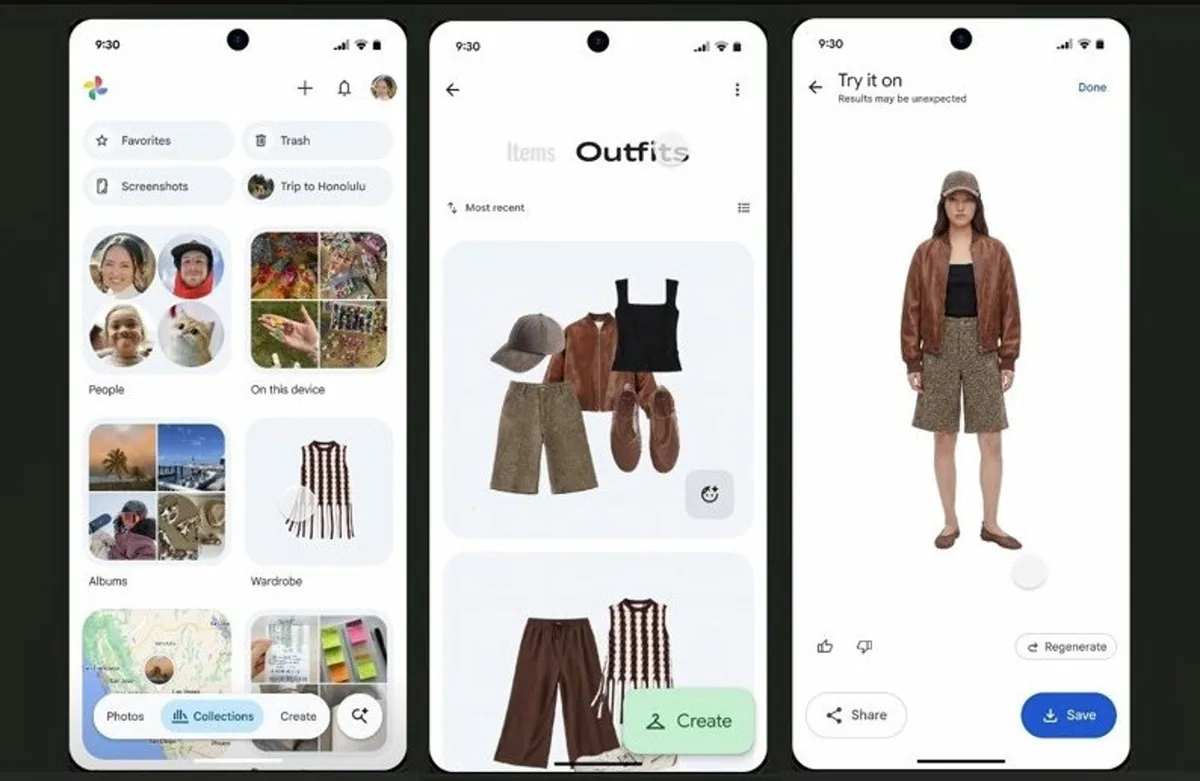 Google Fotos estrena la función de armario virtual en Estados Unidos: crear conjuntos y probarlos gracias a la IA