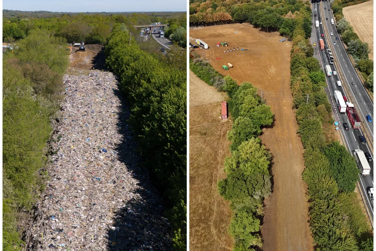 Five-month clean-up of illegal waste dump near River Cherwell completed