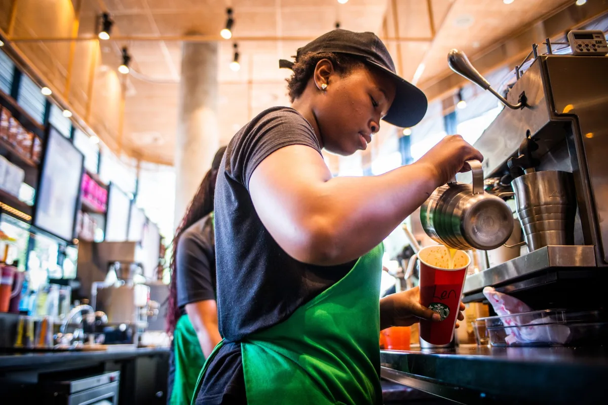 Starbucks is discontinuing a blending powder for drinks after particles went ‘airborne’ and left baristas coughing and falling ill