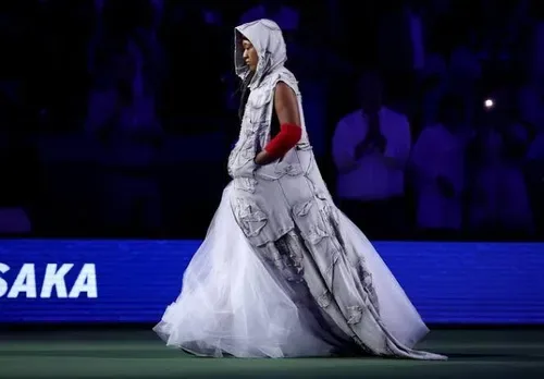 Naomi Osaka pays tribute to Allen Iverson with striking US Open outfit