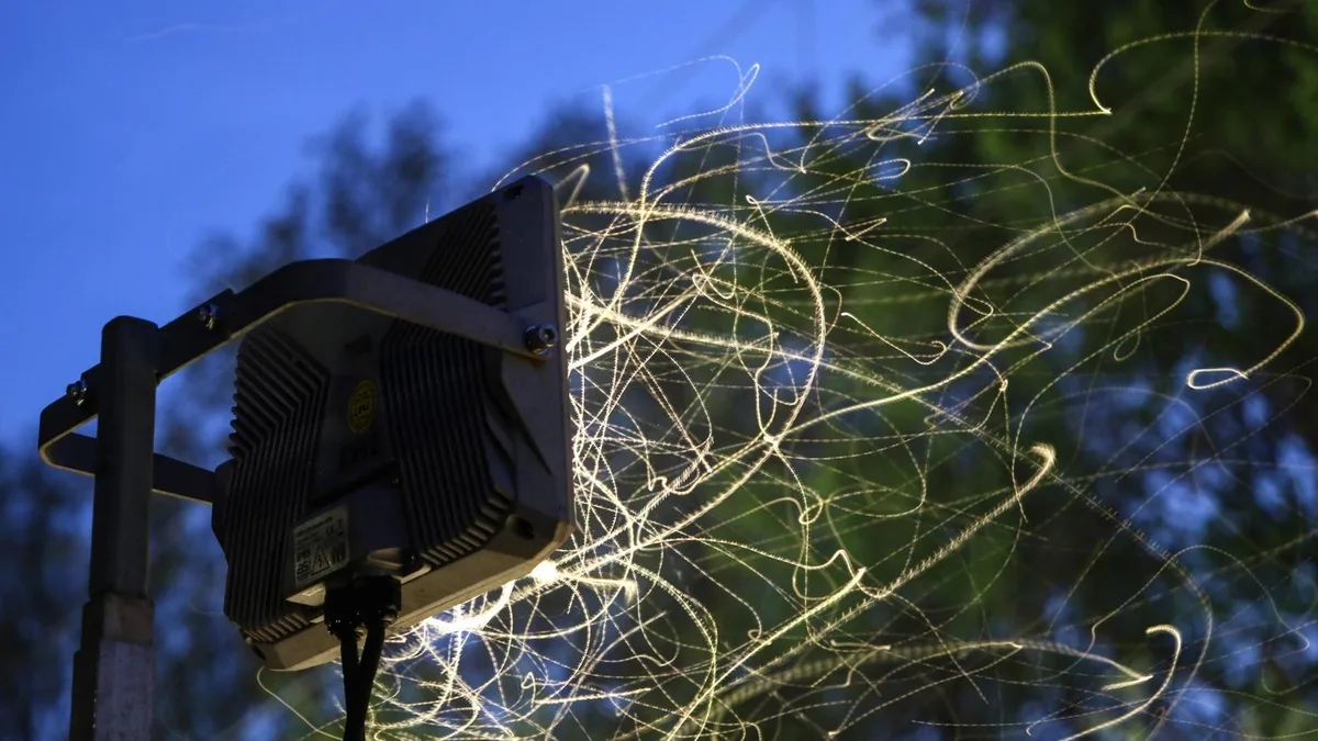 Lichtverschmutzung - Tierschutz: Neues Licht an Bahnhöfen zieht weniger Insekten an