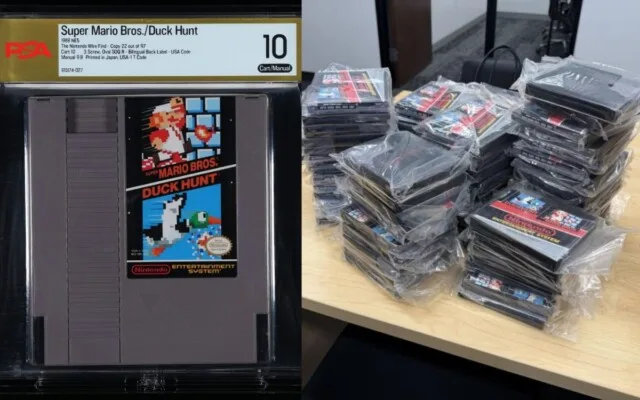 História do videogame: 97 cópias de um bundle único do Mario para o NES foram encontradas