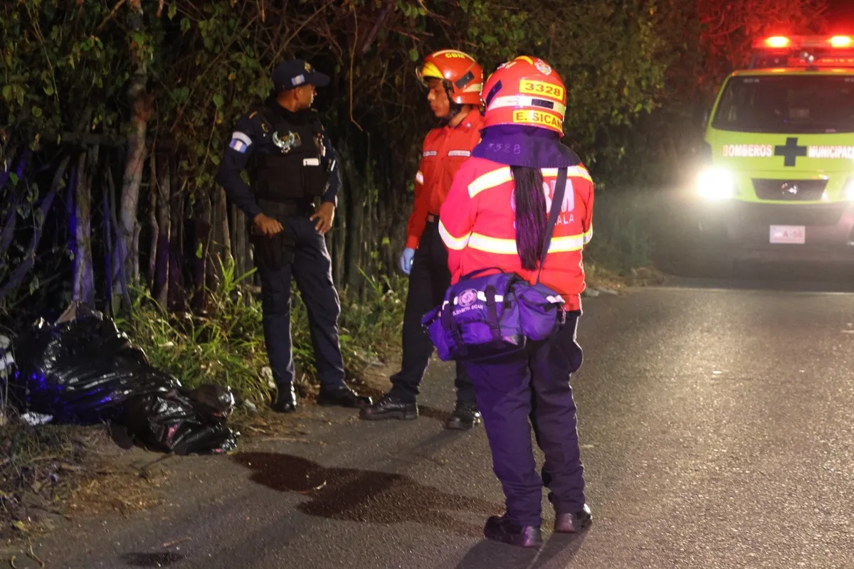 Guatemala amaneció con dos nuevos cuerpos abandonados a la orilla de la carretera en el área metropolitana