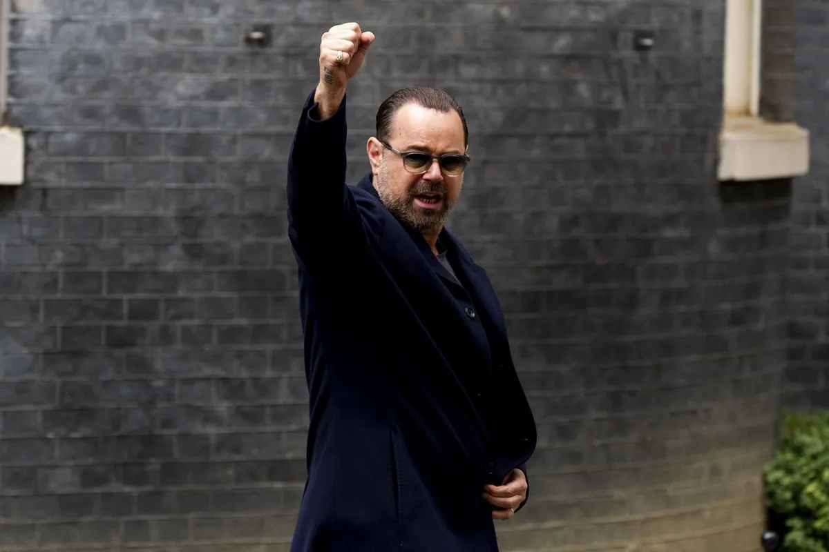 Danny Dyer delivers No 10 petition calling for nationalisation of water industry