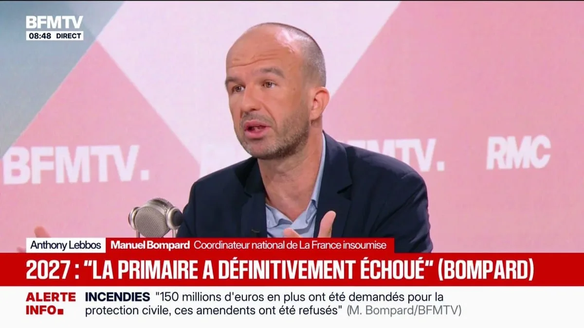 Manuel Bompard dit "prendre acte" que la primaire de la gauche "a définitivement échoué" après les propositions de rencontres bilatérales lancées par Marine Tondelier