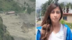 Once a village, now barren land - BBC in the valley devastated by floods