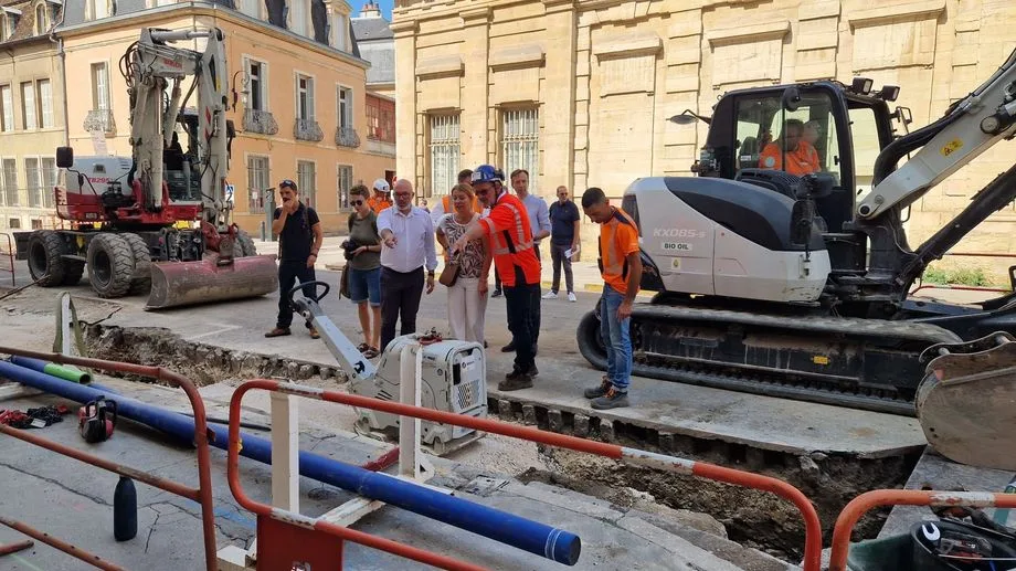 "Économiser la moindre goutte" : à Dijon, des canalisations centenaires remplacées pour préserver l'eau potable