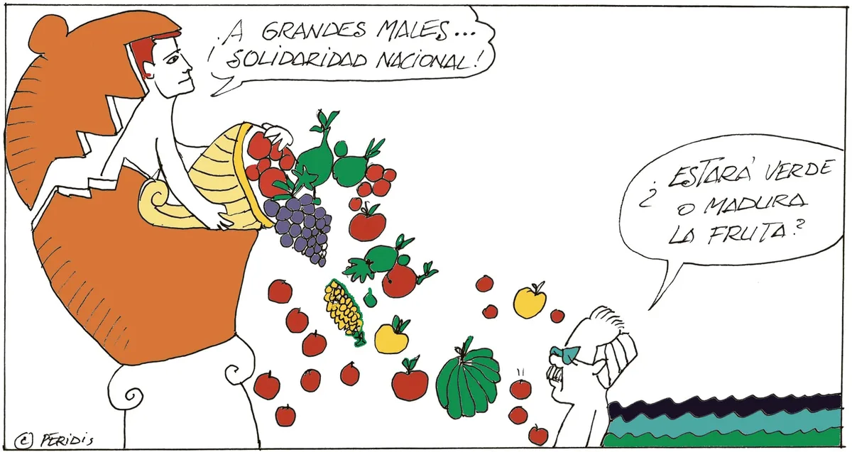 Peridis: solidaridad nacional