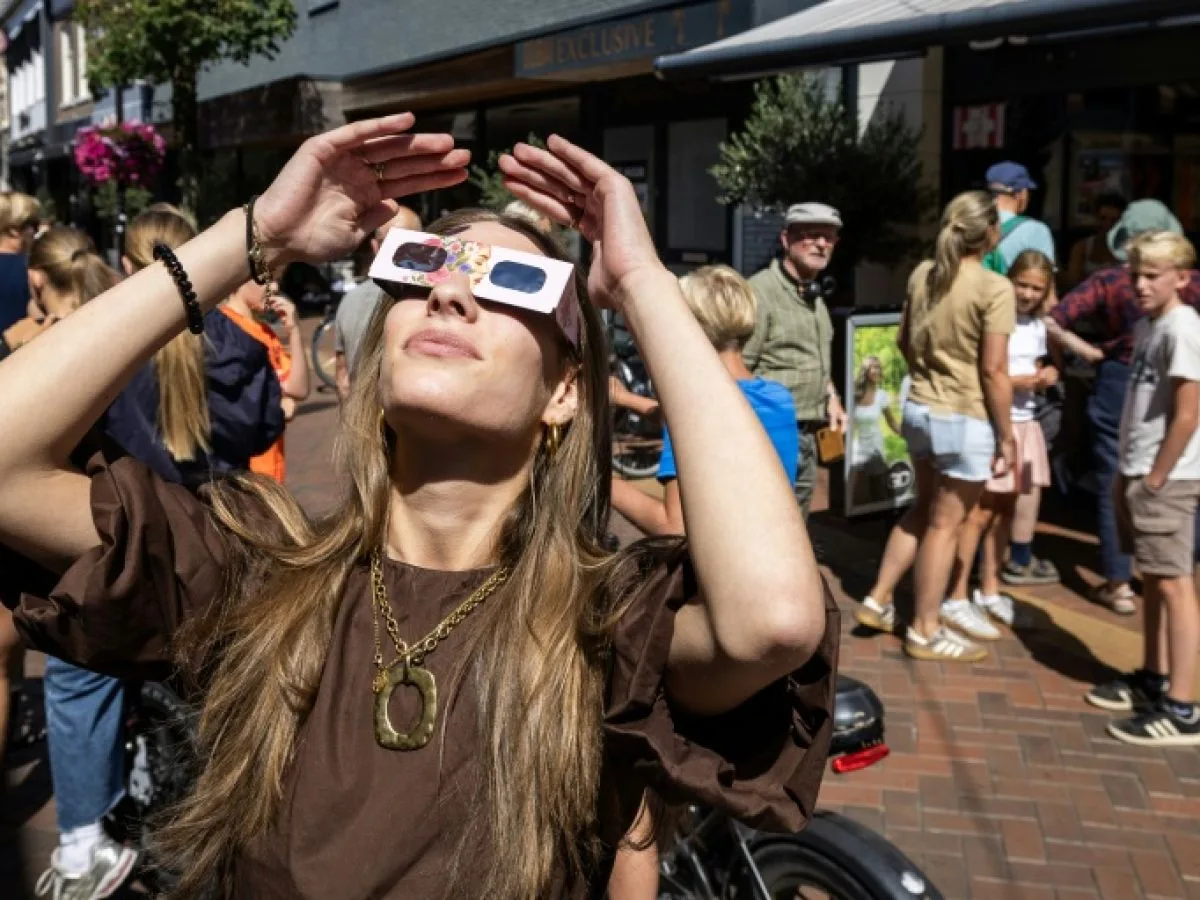 Eclipse solaire sur l'Europe, noir total sur le nord de l'Espagne