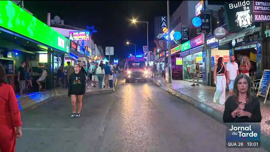 Albufeira. Dois feridos graves permanecem internados
