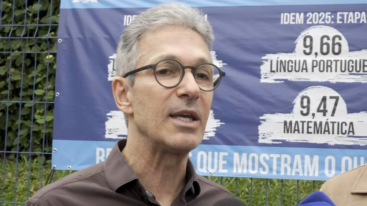 Em SC, Zema defende parceria privada para gestão de escolas públicas e critica influência de sindicatos