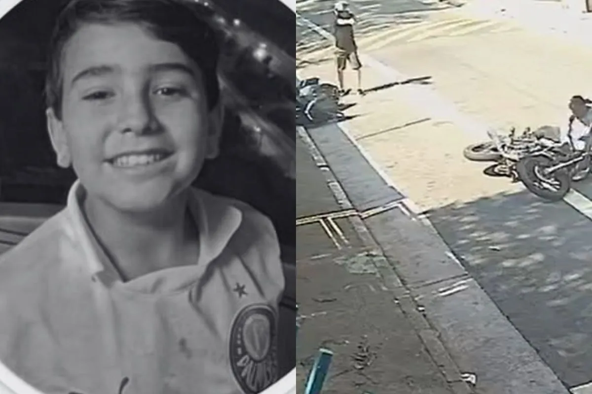 Filho de 10 anos de policial que foi morto em assalto é enterrado