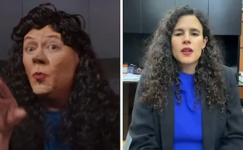Víctor Trujillo parodia a Luisa María Alcalde; ironiza sobre la "lista" de periodistas y se vuelve viral
