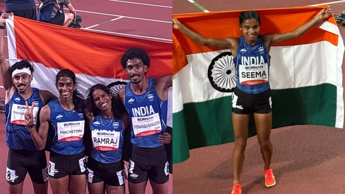 Asian Games: India Win 4x400m Relay Silver After Seema Kumari's Bronze In Women's 10,000m Final
