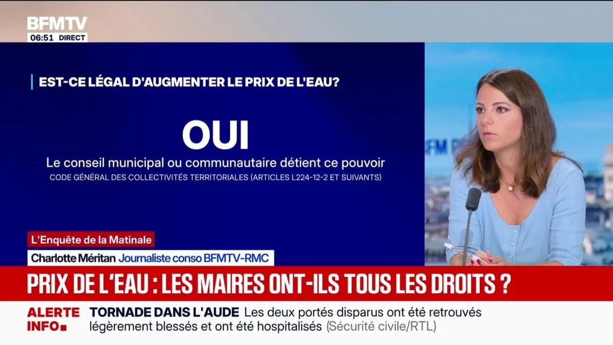 Prix de l'eau: qui a le pouvoir de décider de son augmentation?