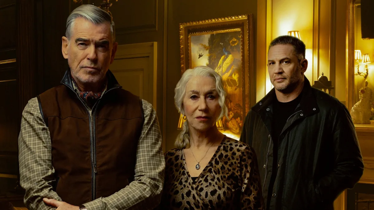 "Sans Tom, nous n'aurions pas MobLand" : Pierce Brosnan et Helen Mirren dénoncent les rumeurs de tournage contre Tom Hardy
