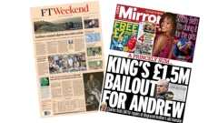 'Airlines sound alarm on costs crisis' and 'King's £1.5m bailout'