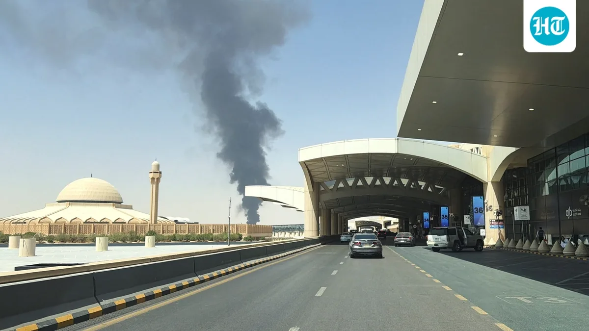 Flames, smoke seen near Saudi's Riyadh airport, several flights cancelled after 'major problems': Reports
