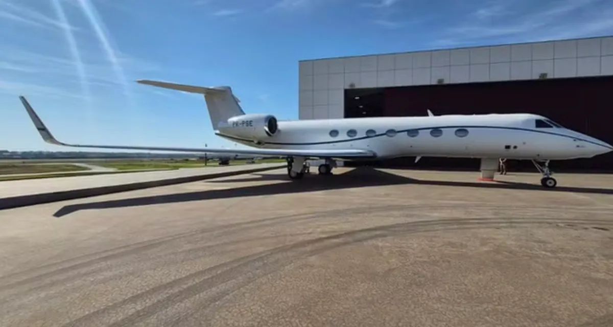 PF localiza avião de R$ 120 milhões de Vorcaro no Paraguai