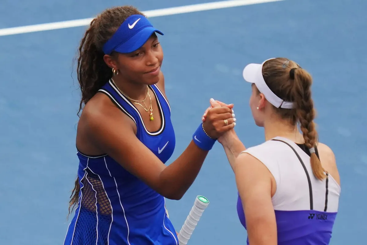 Frodin, who played Serena's body double in a movie, loses in US Open debut
