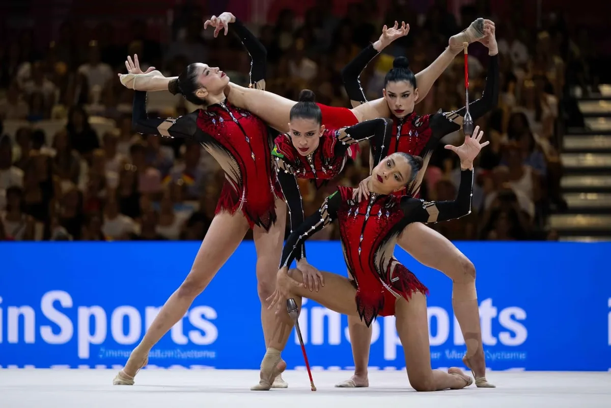 As maiorais! Brasil ganha dois ouros inéditos na ginástica rítmica