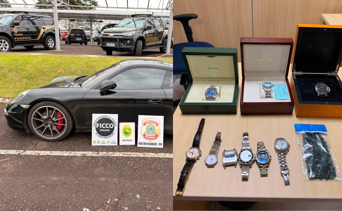 Porsche, relógios e esmeraldas: foragido da Interpol por tráfico internacional é preso em condomínio de luxo em Foz do Iguaçu