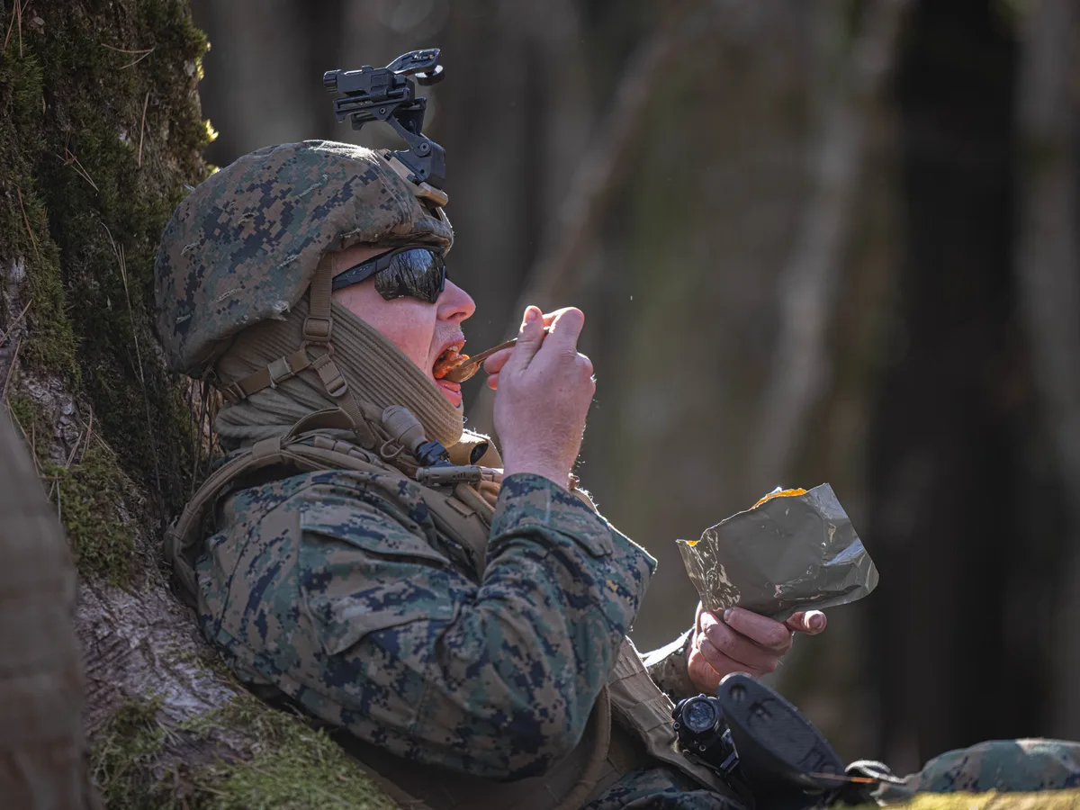 The military shrank the MRE for a future fight. Now it's deploying the new food rations with troops on the ground.