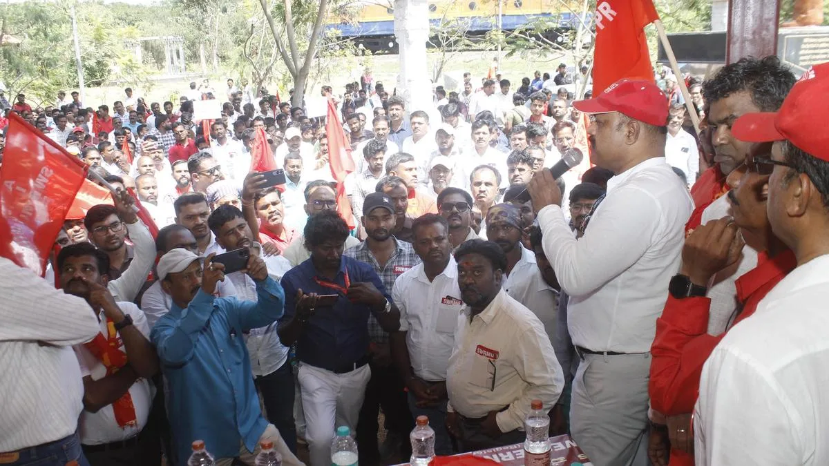 Railway employees protest outsourcing, seek filling of vacancies in South Western Railway