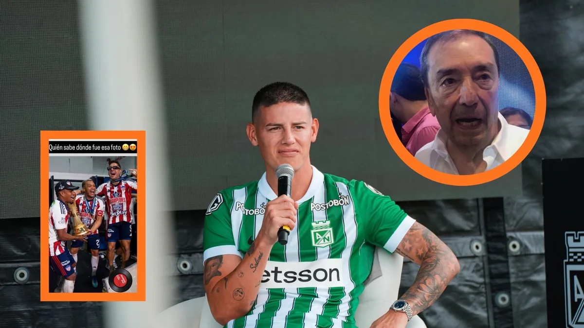 “La camiseta que más pesa”: James Rodríguez pasa la página con el Junior y enfoca su presente en Atlético Nacional