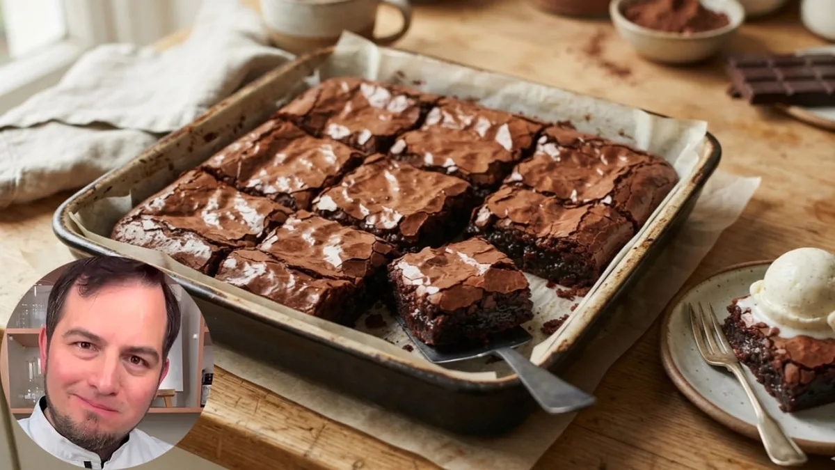 Heinz Wuth, cocinero: “La clave en el brownie no sólo está en el chocolate, sino que hay que tratarlo como si fuera carne”