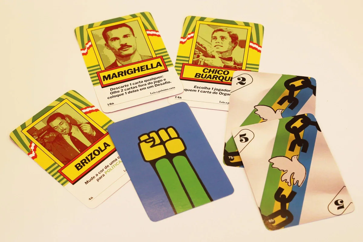Ditadura militar no Brasil vira tema de jogo de cartas