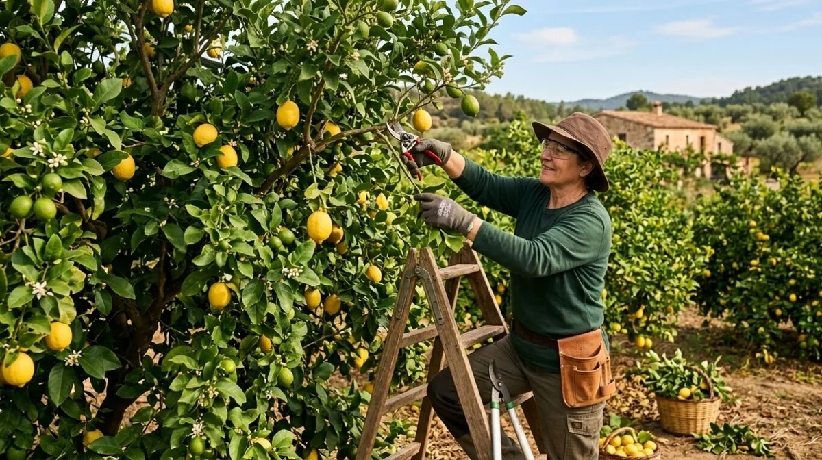 Kitti Cooper, dueña de un vivero: “La poda del limonero ayuda a aumentar la circulación de aire entre las ramas”