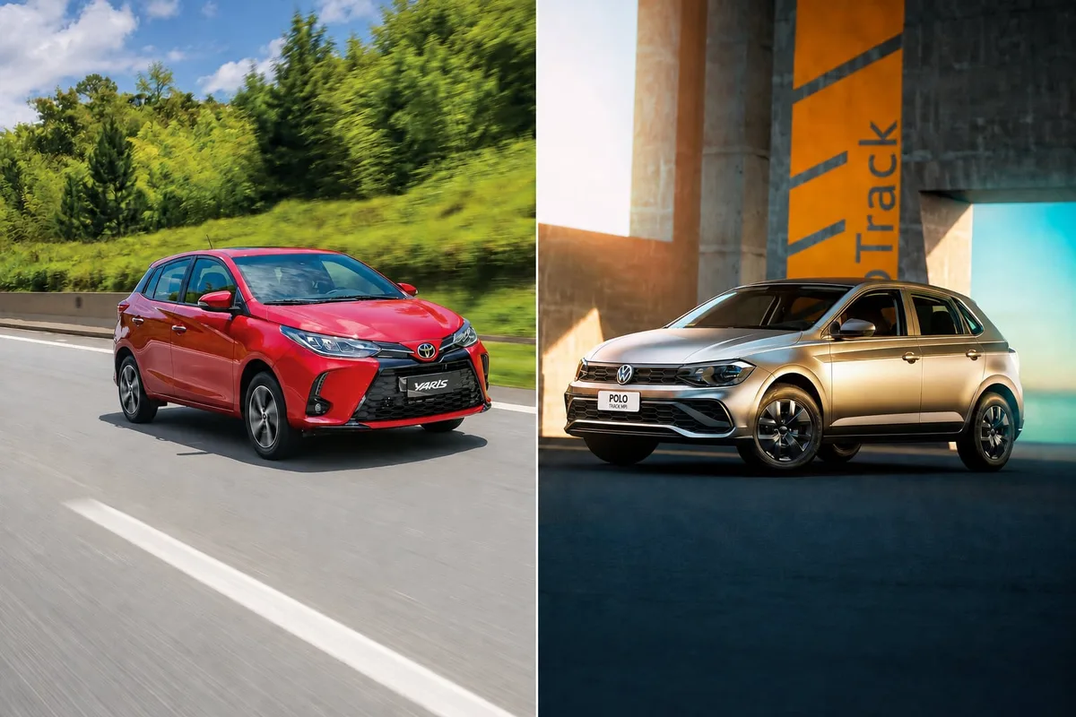 Toyota Yaris vs Volkswagen Polo Track: cuál conviene comprar en agosto 2026
