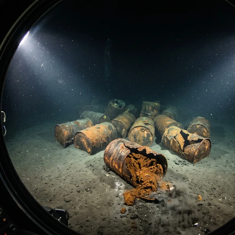 Actualité : Fûts radioactifs dans l'Atlantique : ce que les images du sous-marin Nautile révèlent enfin