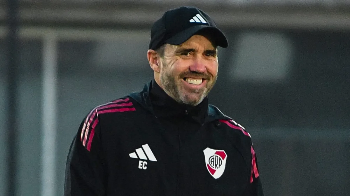 Eduardo Coudet recibió una buena noticia en River antes del partido con Vélez: un jugador titular ya tiene el alta médica