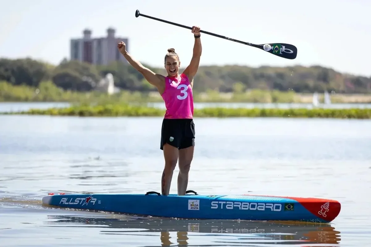 Jessika Moah conquista dois bronzes no SUP Surf nos Sul-Americanos de Santa Fé