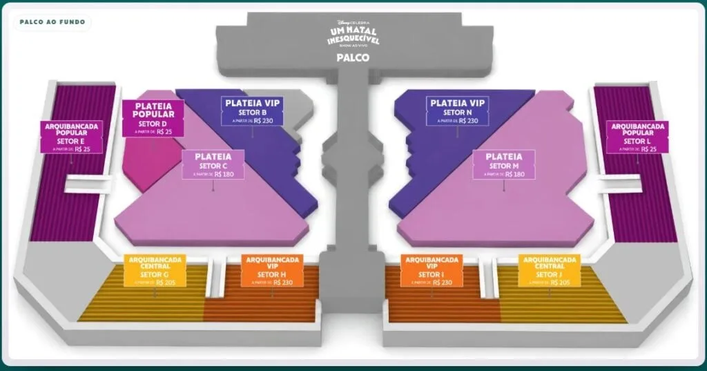 Natal da Disney em Curitiba terá ingressos a partir de R$ 25; vendas começam em agosto