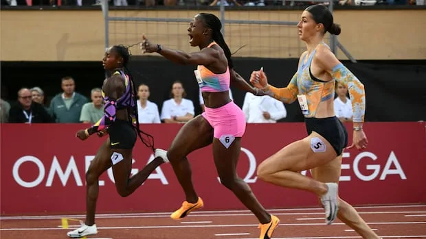 American Kayla White wins 200m race while Jamaica's Shericka Jackson injured in Lausanne