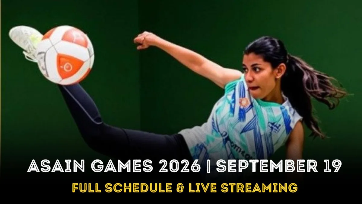 Asian Games 2026 September 19: Schedule, live event time (IST), streaming